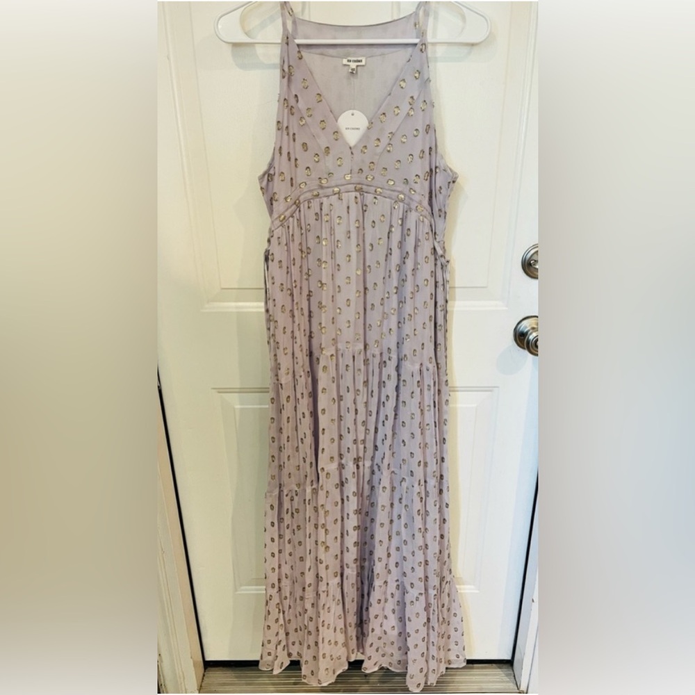 NWT Elegant Lavender Sleeveless Maxi Dress